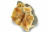 Intense Orange Calcite Crystal Cluster - Poland #242881-1